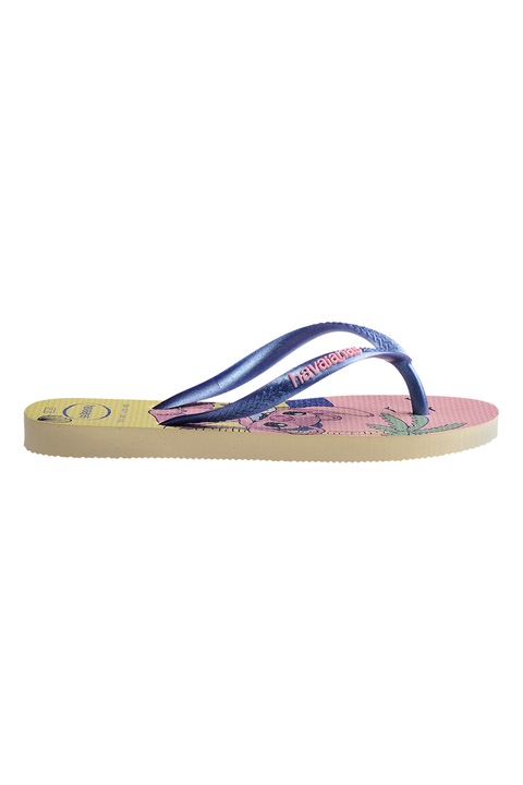 Havaianas, Чехли с шарка на Stitch&Angel, Фуксия/Тъмносин