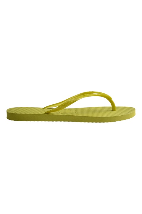 Havaianas, Papuci flip-flop cu logo in relief Slim, Verde lime, 35-36
