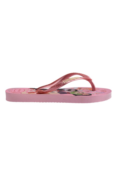 Havaianas, Papuci flip-flop cu detalii logo si imprimeu Disney, Multicolor