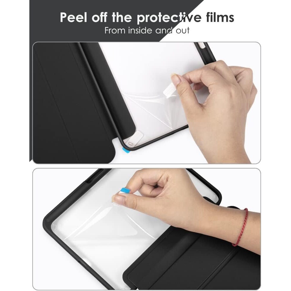 Husa Trifold Magnetica pentru iPad Pro 11 Inch M5 2025 / M4 2024, Smart Cover, Suport Stylus