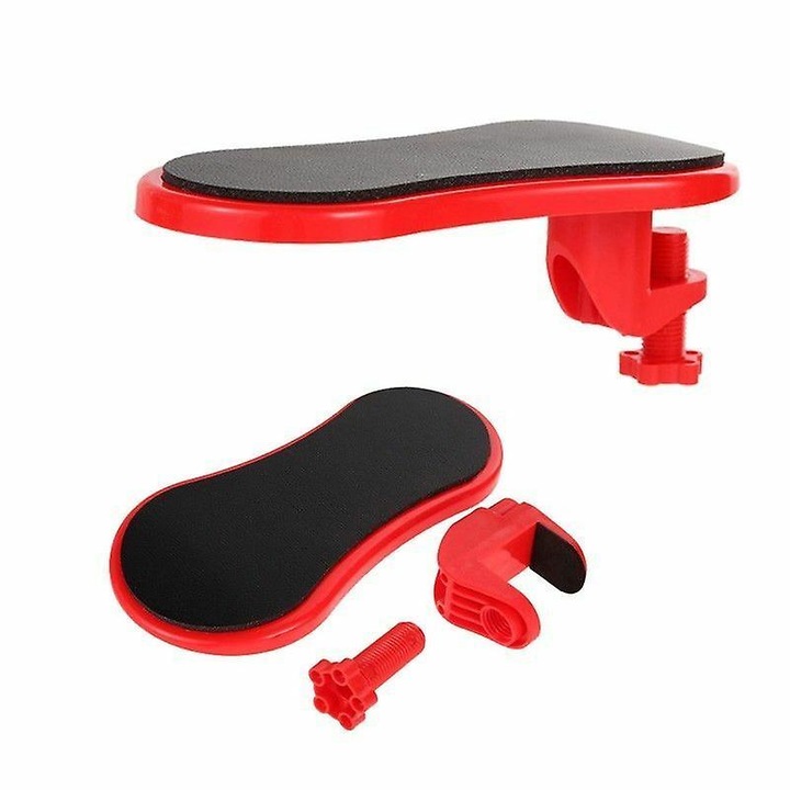 Ergonomikus kartámasz párna, fekete, 30x15x5cm