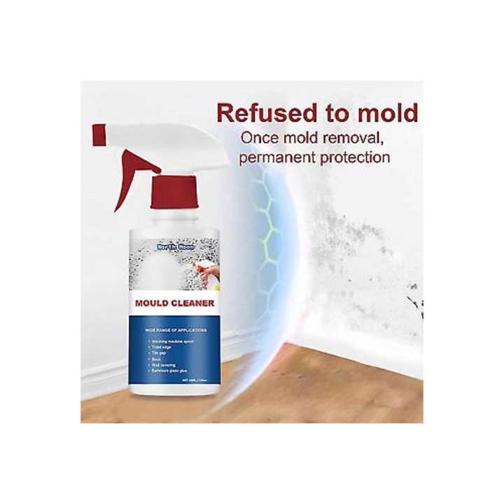 Spray curatare mucegai 60ml, protectie, usor de utilizat, alb, 14.3x5cm