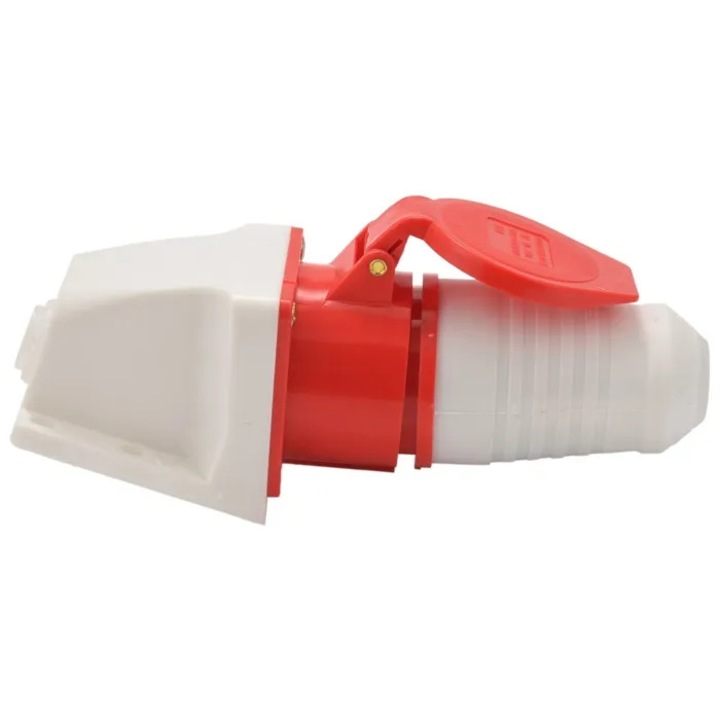 Контакт 16A 5 пина IP44 устойчив на атмосферни влияния 380-415V 3P+N+PE