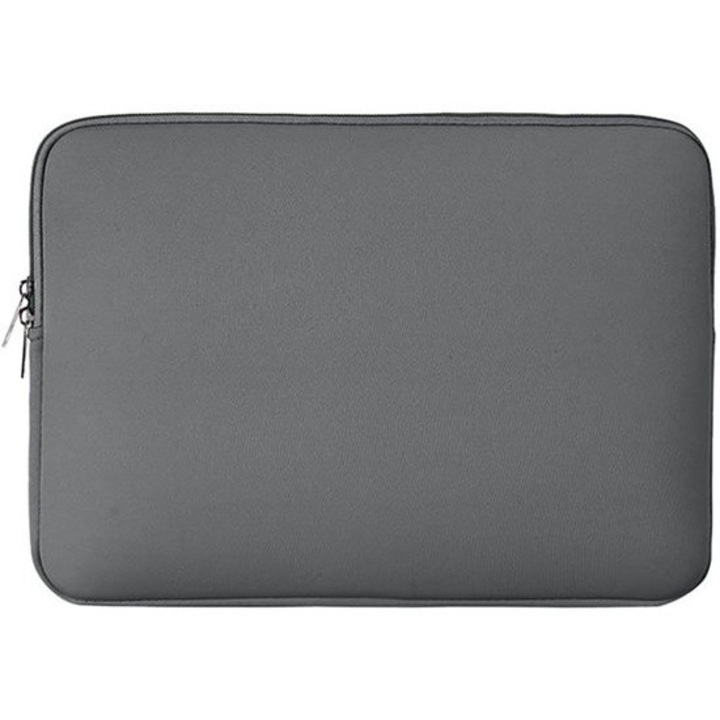 Laptop tok 14 hüvelykes, szürke, vízálló, 35.5x26.5x2 cm