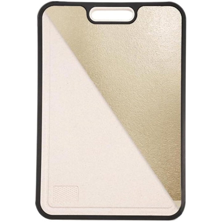 Tocator dublu fata din fibra de grau, antibacterian, antiderapant, 30x20cm