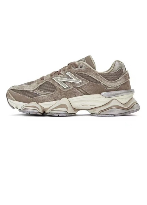 Tenisi unisex New Balance 9060, gri-maro, finisaj vintage