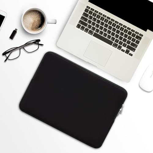 Husa Laptop 14 Inch, Compatibila Cu Laptopuri Dell, HP, Lenovo, ASUS, Cu Fermoar, Din Neopren, Culoare Negru