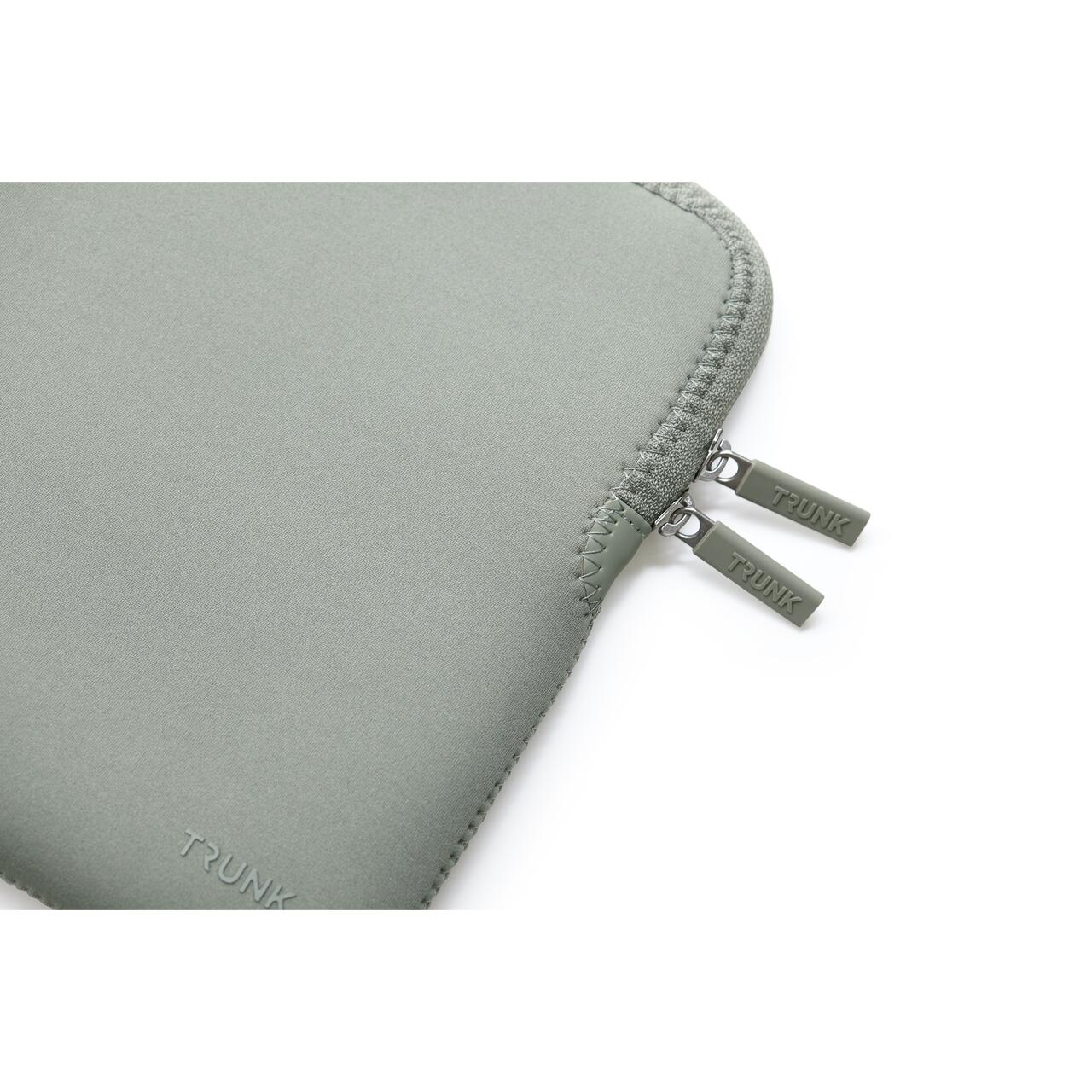 Husa laptop TRUNK din neopren pentru 16" MacBook, protectie anti-zgarieturi, fermoar rezistent, Abbey Stone