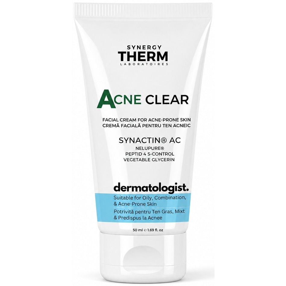 ELT クレーム　アンチトン(クリーム)50mj Crema anti-acnee, Dermatologist Acne Clear, Synergy Therm, 50 ml