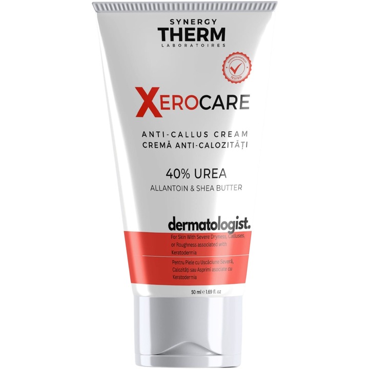 Crema Xerocare Anti-Calozitati 40% Uree, Synergy Therm, 50 ml