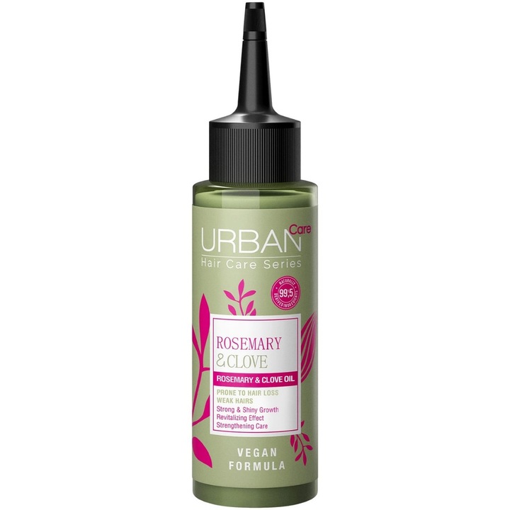 Lapte leave in pentru par, Urban Care, cu efect fortifiant cu rozmarin si cuisoare, 200 ml