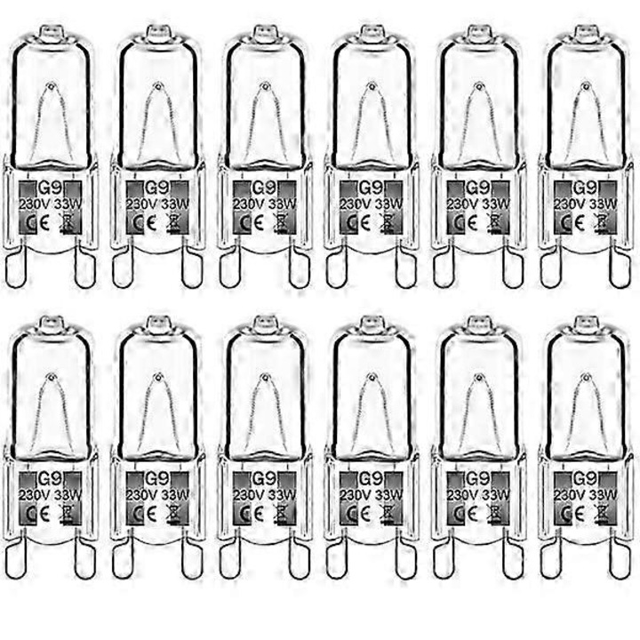 Bec halogen G9 33W 2800K 380lm set 12 buc