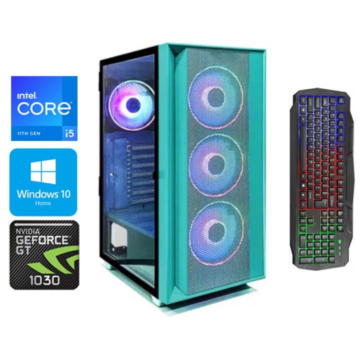 PC за игри ЗА ДЕЦА ОК 3-7 години Intel ® I5 8500, Видео NVidia® GForce GT 1030 DDR5, 8 GB RAM, 500GB HDD, enj