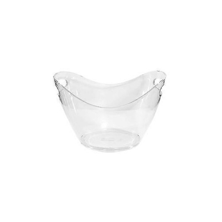 Frapiera acrilica transparenta 8L 36x25x20.5cm cu manere