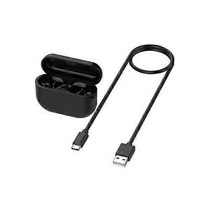 Cutie incarcare Bluetooth, 590mAh, Type-C, 66.5x25.4x46.8mm, negru