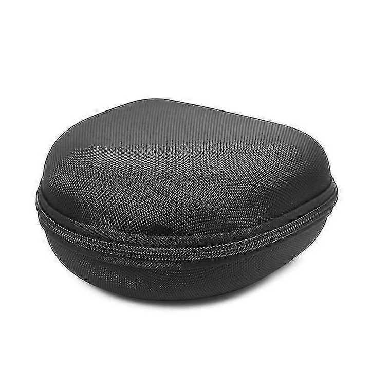 Husa de protectie pentru casti, portabila, interior moale, negru, dimensiuni precise
