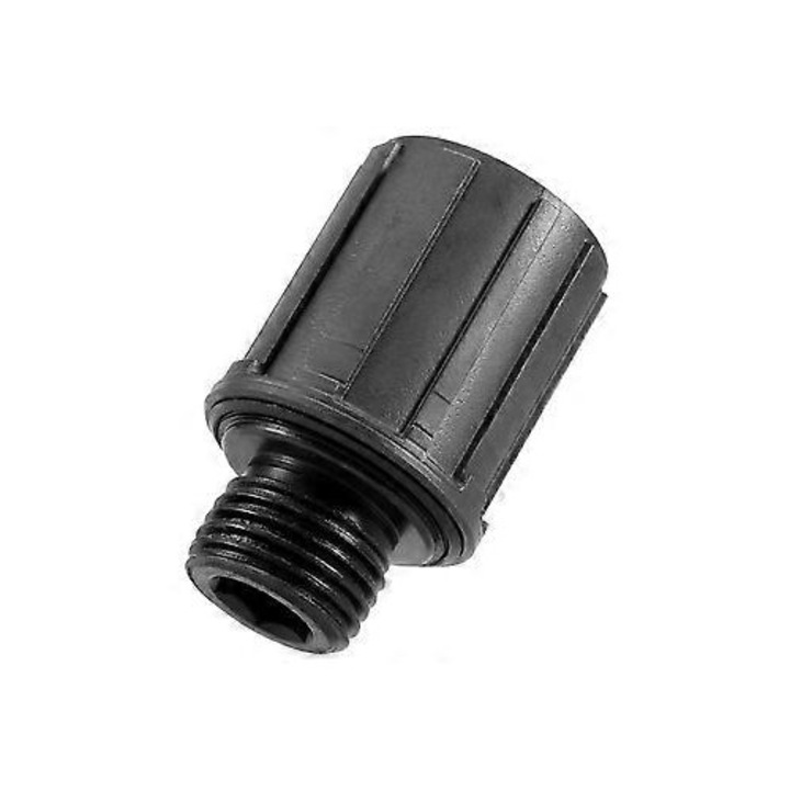Butuc roata fata aluminiu negru 40x22mm pentru biciclete munte 8/9/10 viteze