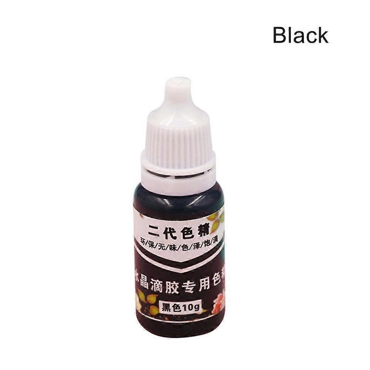 Pigment lichid pentru rasina, negru, 10ml