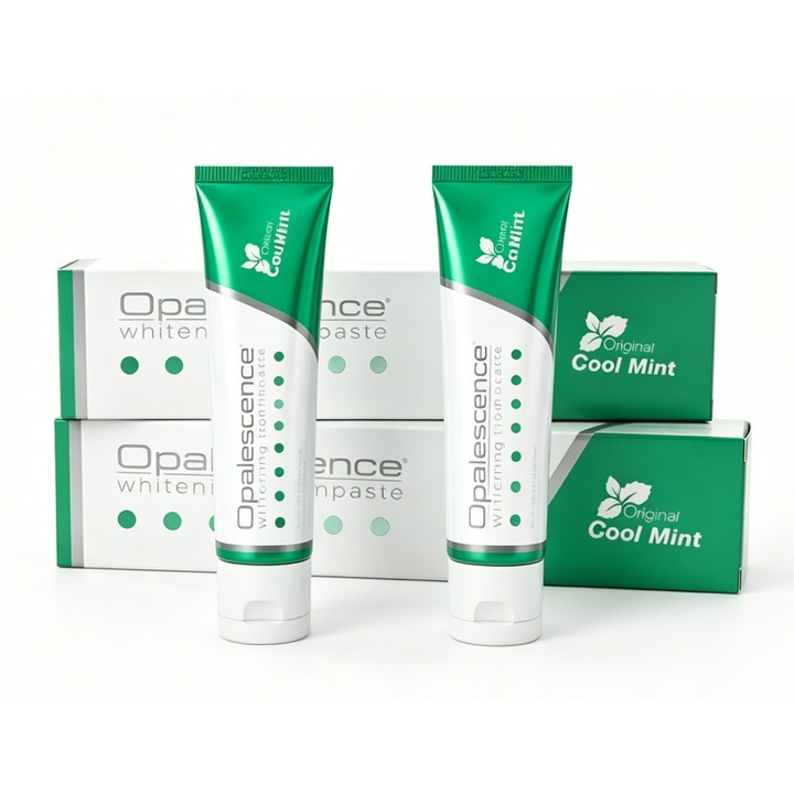 Opalescence fehérítő fogkrém fluorral, frissítő menta íz, 133 g, 2 darabos kiszerelés