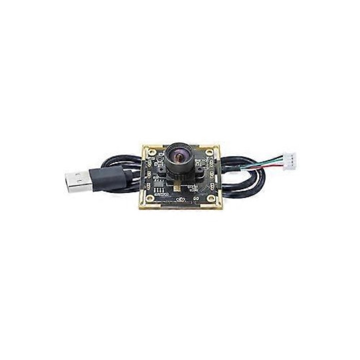 USB kamera modul 1MP 1280x720 30fps manuális fókusz fekete 1mx