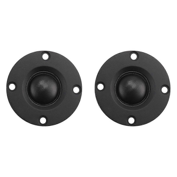 Difuzoare Tweeter 6ohm 30W metalice negre 52x23mm set 2 buc