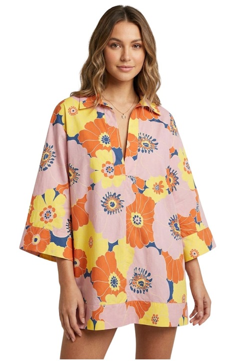 Zara női ing, oversize, virágmintás, sokszínű, pamut, XS INTL
