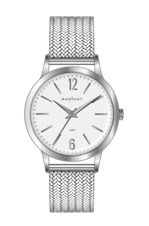 Мъжки часовник Radiant RA415601 метален бял 41мм