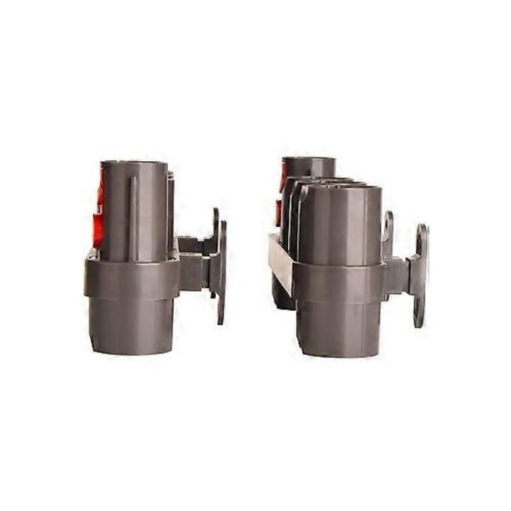 Suport accesorii perete pentru aspirator fara fir, gri, 12 piese, 24x expansiuni, 24x suruburi