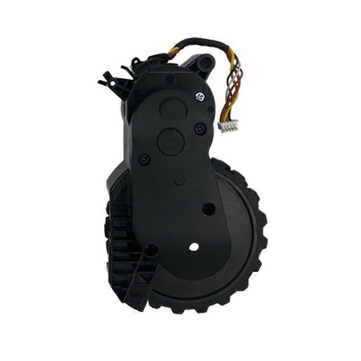 Roata dreapta pentru aspirator robot, 10x10cm, ABS, negru