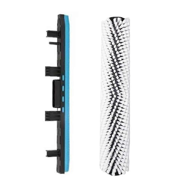Perie roller si racleta absorbanta pentru mop BR 30/4C, plastic, alb, 30x4cm