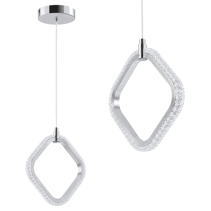 Toolight lampa suspendata de tavan LHJ127-1CP LED Crom 139x26x28cm