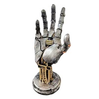 Suport consola decorativ mana mecanica Cyberpunk rasina 200g