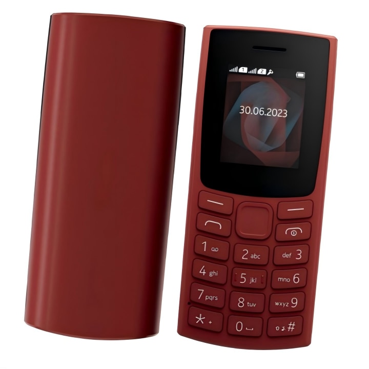 Telefon mobil HMD 105 2023, Dual Sim, Rosu
