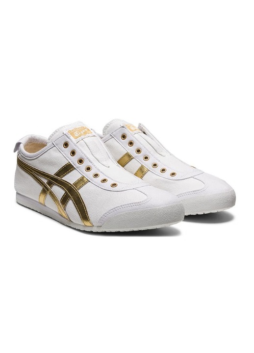 Férfi tornacipő, Onitsuka Tiger, MEXICO 66 SLIP-ON, fehér, hétköznapi