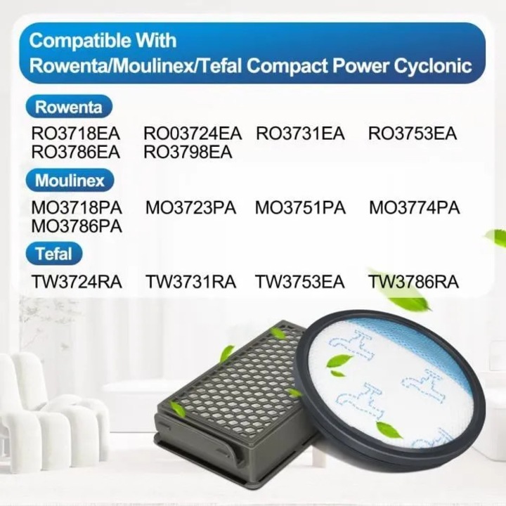 Kit filtru aspirator Compact Power Cyclonic, multicolor - eMAG.ro