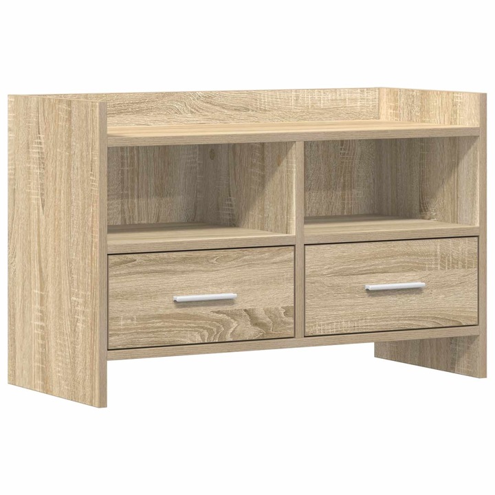 Cabinet TV 71 5 x 33 x 47 cm, Stejar vidaXL, Sonoma Lemn prelucrat