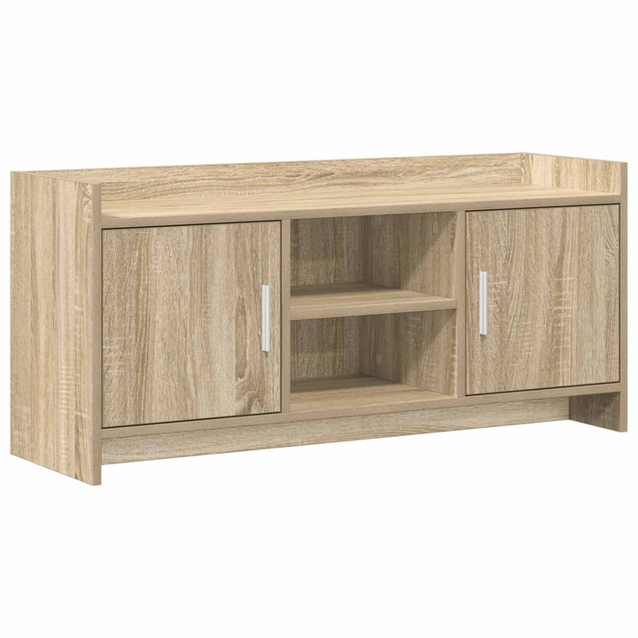 vidaXL TV szekrény 102 x 33 x 47 cm Sonoma Tölgy Szerelt Fa 8011165
