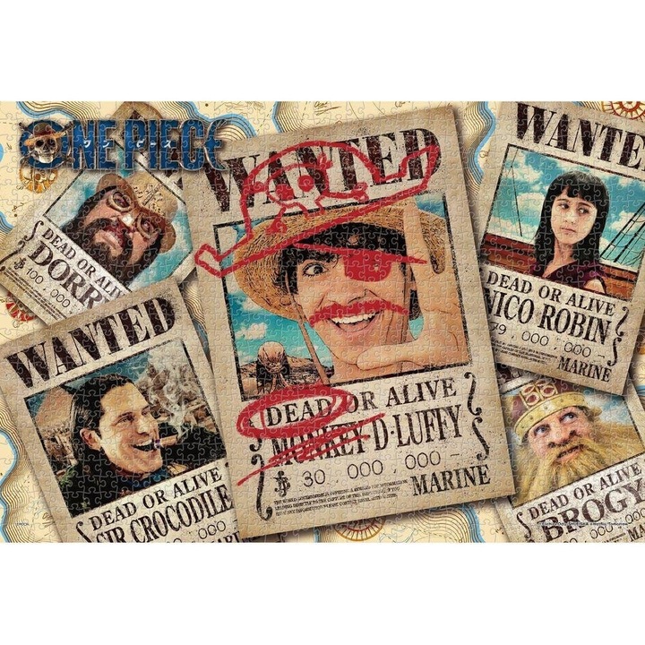 Пъзел One Piece Epoch Toys Wanted многоцветен 1000 части