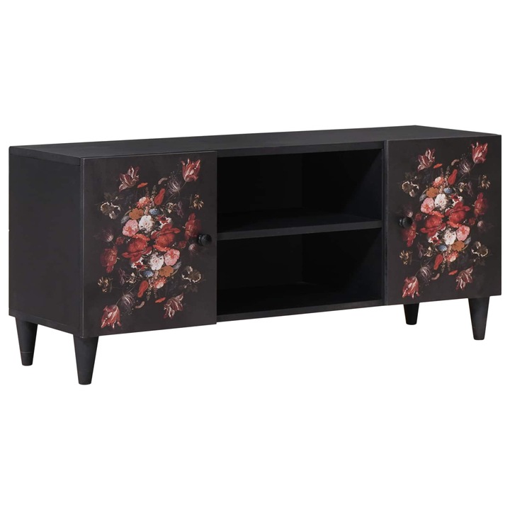 vidaXL Tároló szekrények Sokszínű 105 x 33, 5 x 46 cm Tömör Mangófát 4018700