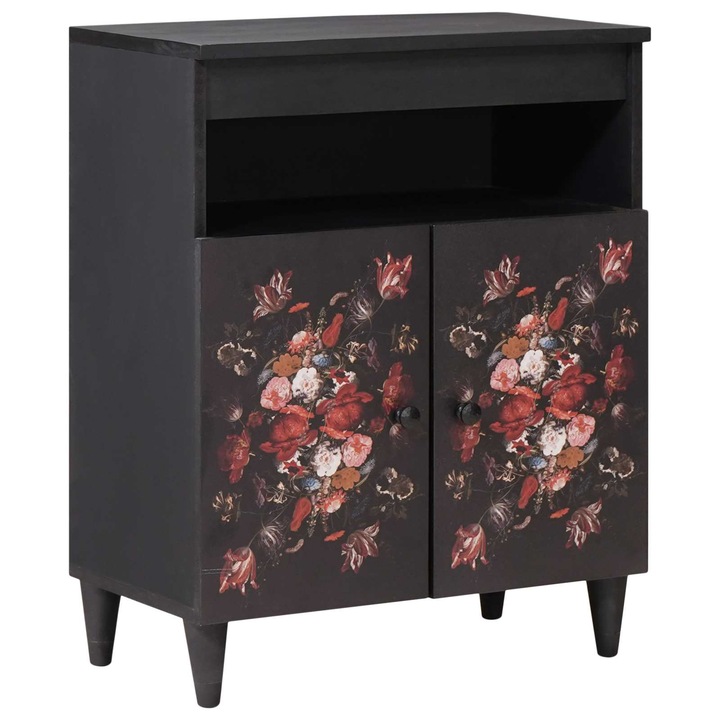vidaXL Tároló szekrények Sokszínű 60 x 33, 5 x 75 cm Tömör Mangófát 4018725