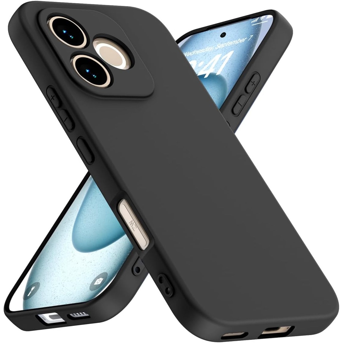 Intelli® Husa Soft Silicone Compatibila cu Honor 600 Lite, Microfibra in Interior, Negru