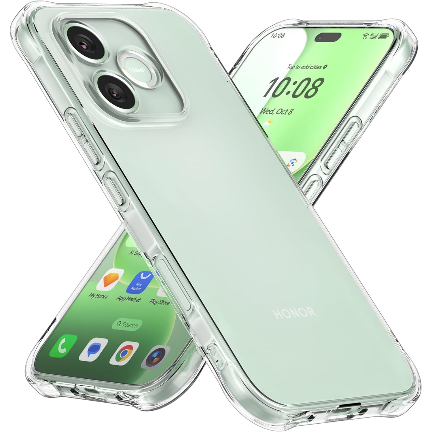 BestCase® Husa Anti Shock Compatibila cu Honor 600 Lite, Reinforced 4 Corners, Transparent