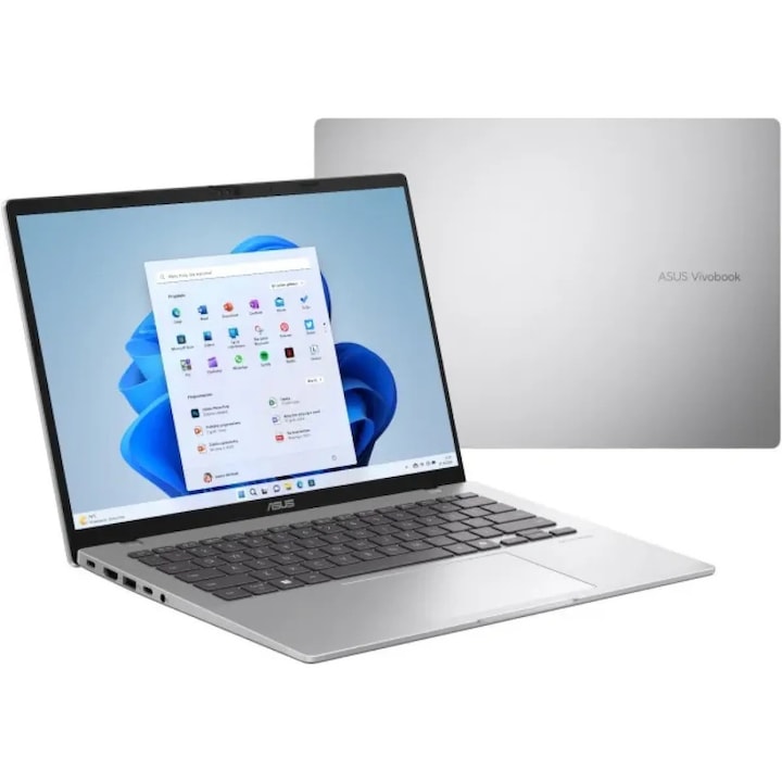 Laptop ASUS Vivobook 14 M1407GA-LY012W Ryzen AI 7 445 14inch 16GB 512GB Windows 11 Home Argintiu