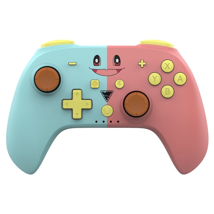 Controller Wireless Dragonshock PopTop, Bluetooth, Analog/Digital, Pentru Nintendo Switch, PC Albastru/Roz