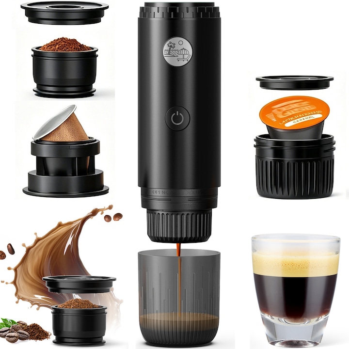 Espressor automat Miele CM 5510 Silence PearlFinish, 15 bar, 1.3 L, OneTouch for Two, AromaticSystem, Profiluri utilizator, Crem