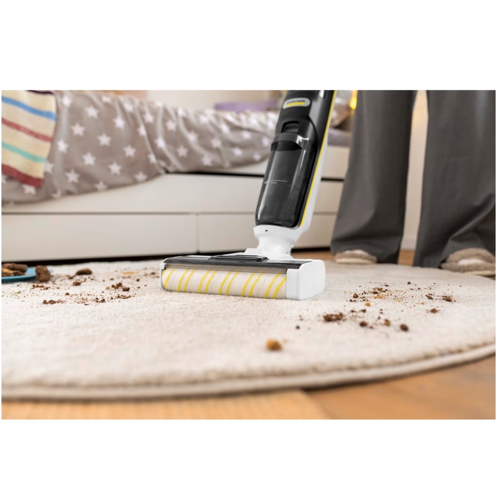 Aspirator vertical Karcher FCV 4 Dry Pet&Home, 180 W, Autonomie 45 minute Alb/Negru