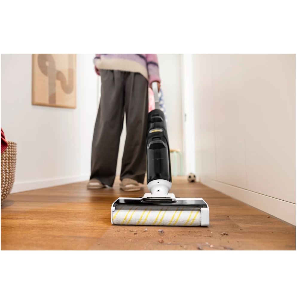 Aspirator vertical Karcher FCV 4 Dry Pet&Home, 180 W, Autonomie 45 minute Alb/Negru