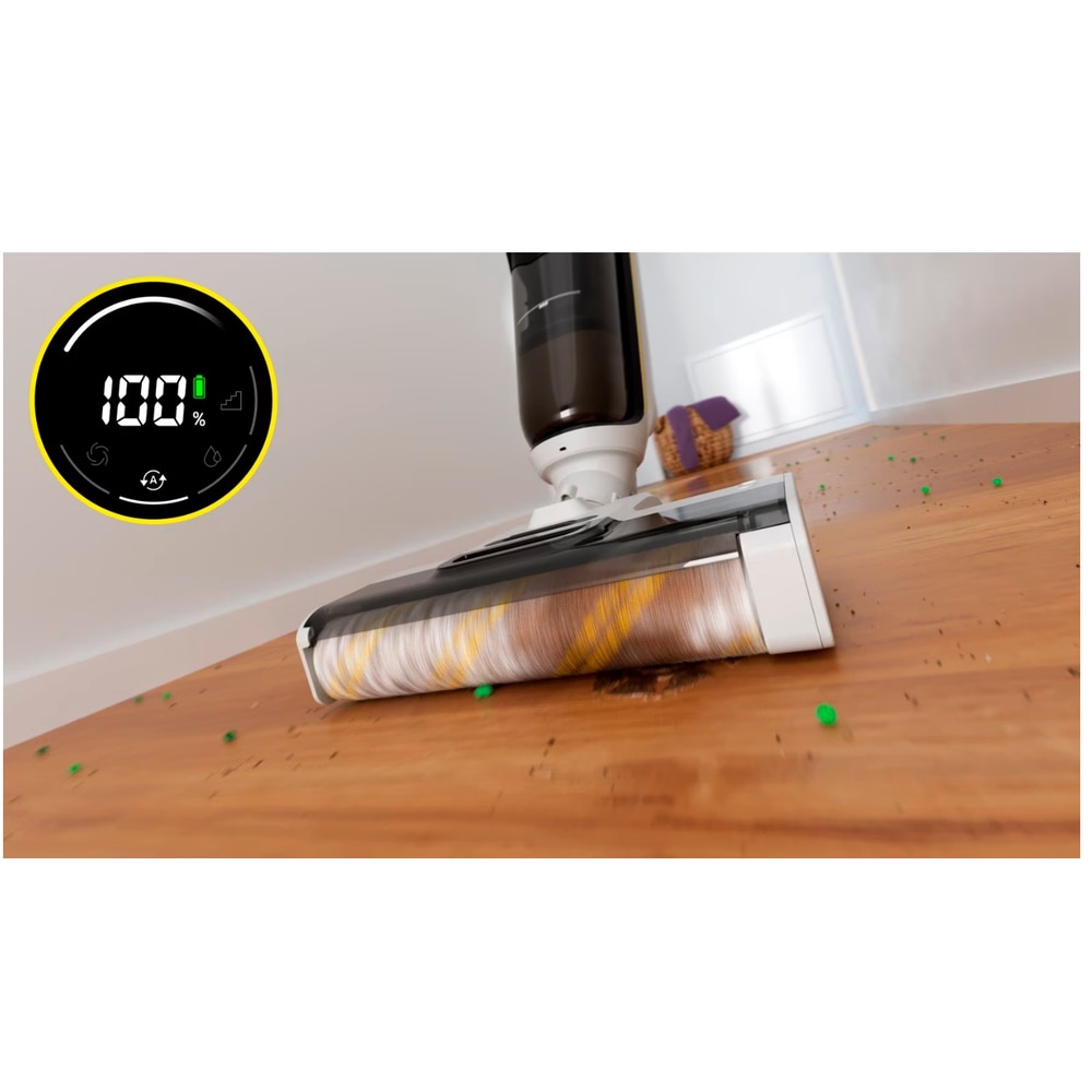 Aspirator vertical Karcher FCV 4 Dry Pet&Home, 180 W, Autonomie 45 minute Alb/Negru