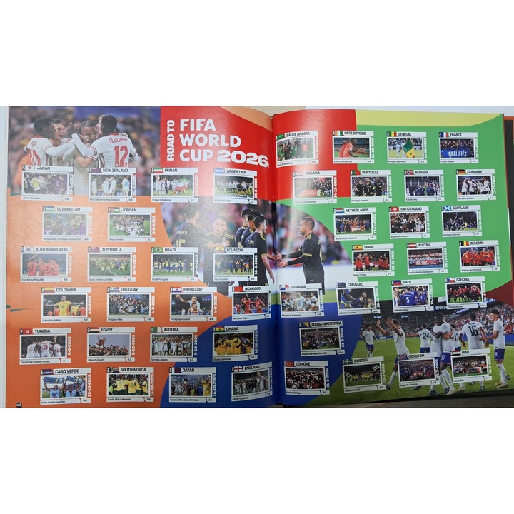 Joc de carti - Album cartonat pentru colectionat abtibilduri FIFA World Cup 2026, Panini