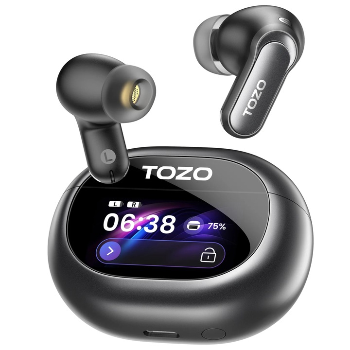 Безжични слушалки Tozo AeroSound6 Pro In-Ear Bluetooth 5.4 Черни